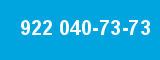 922 040-73-73 922 040-73-73